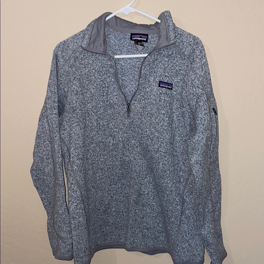 Patagonia Men's Zip-Up Sweater in Gray